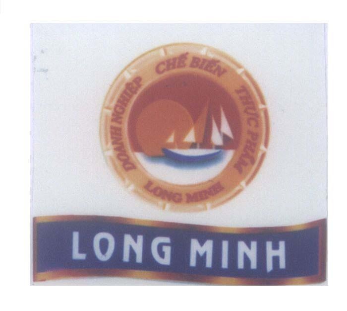 Mẫu nhãn hiệu LONG MINH Doanh Nghiệp Chế Biến Thực Phẩm