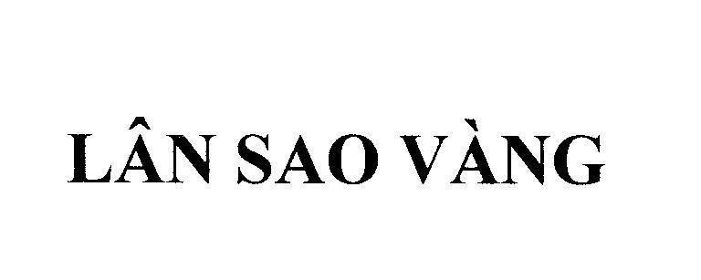 Mẫu nhãn hiệu Lân Sao Vàng