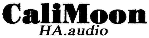 Mẫu nhãn hiệu CaliMoon HA audio