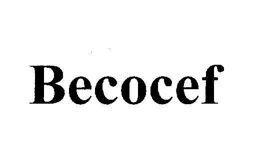 Mẫu nhãn hiệu Becocef