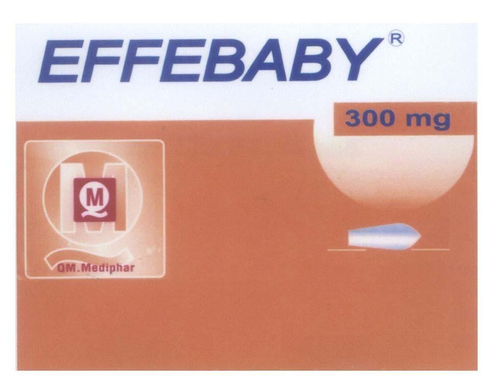 Mẫu nhãn hiệu EFFEBABY Q M QM.Mediphar