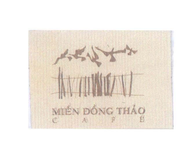 Mẫu nhãn hiệu Miền Đồng Thảo CAFE