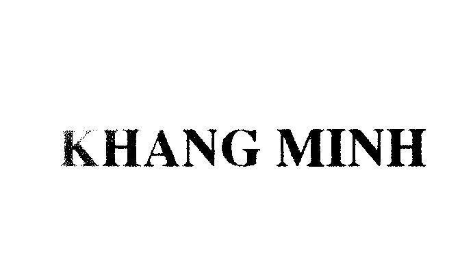 Mẫu nhãn hiệu KHANG MINH