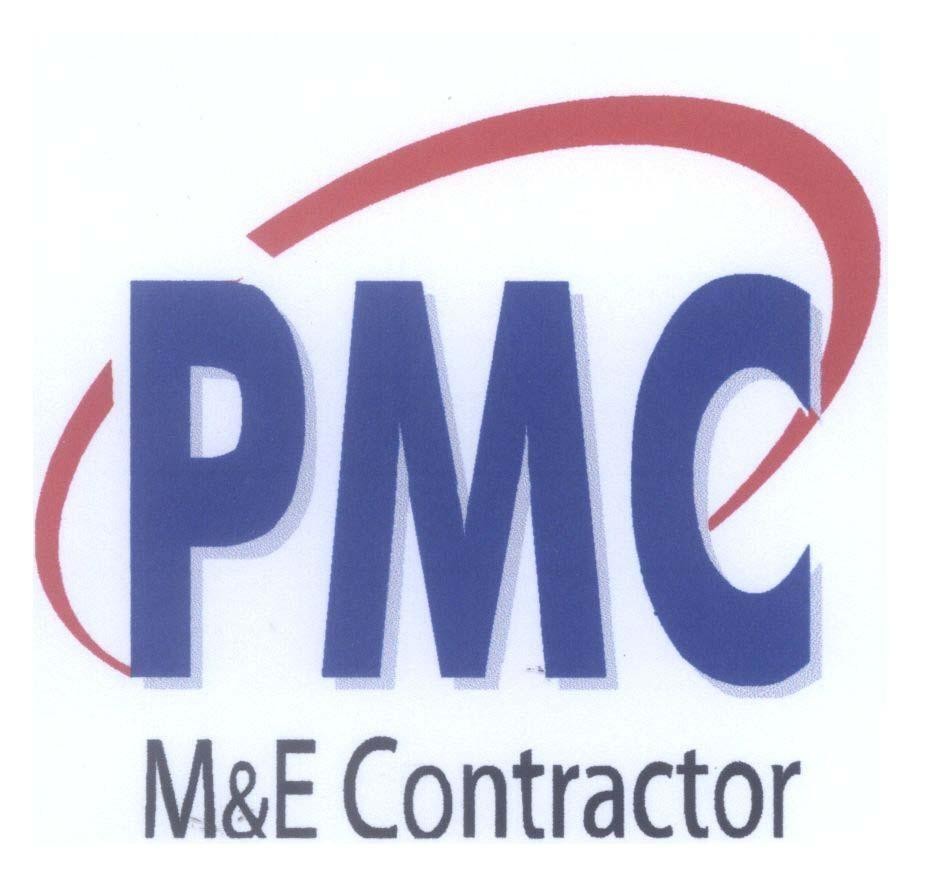 Mẫu nhãn hiệu PMC M&E Contractor