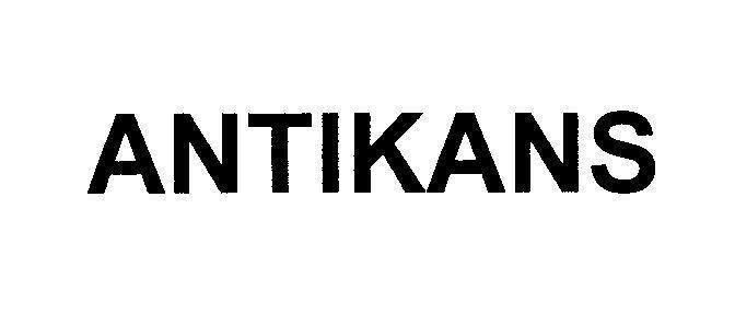 Mẫu nhãn hiệu ANTIKANS