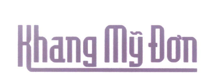 Mẫu nhãn hiệu Khang Mỹ Đơn