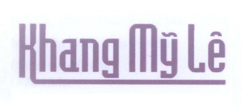 Mẫu nhãn hiệu Khang Mỹ Lệ