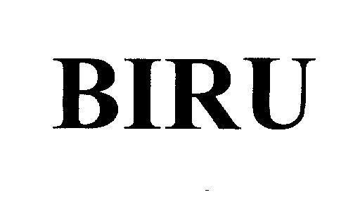 Mẫu nhãn hiệu BIRU
