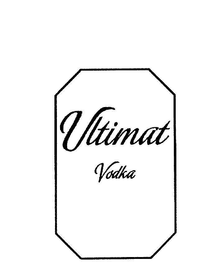 Mẫu nhãn hiệu Ultimat Vodka