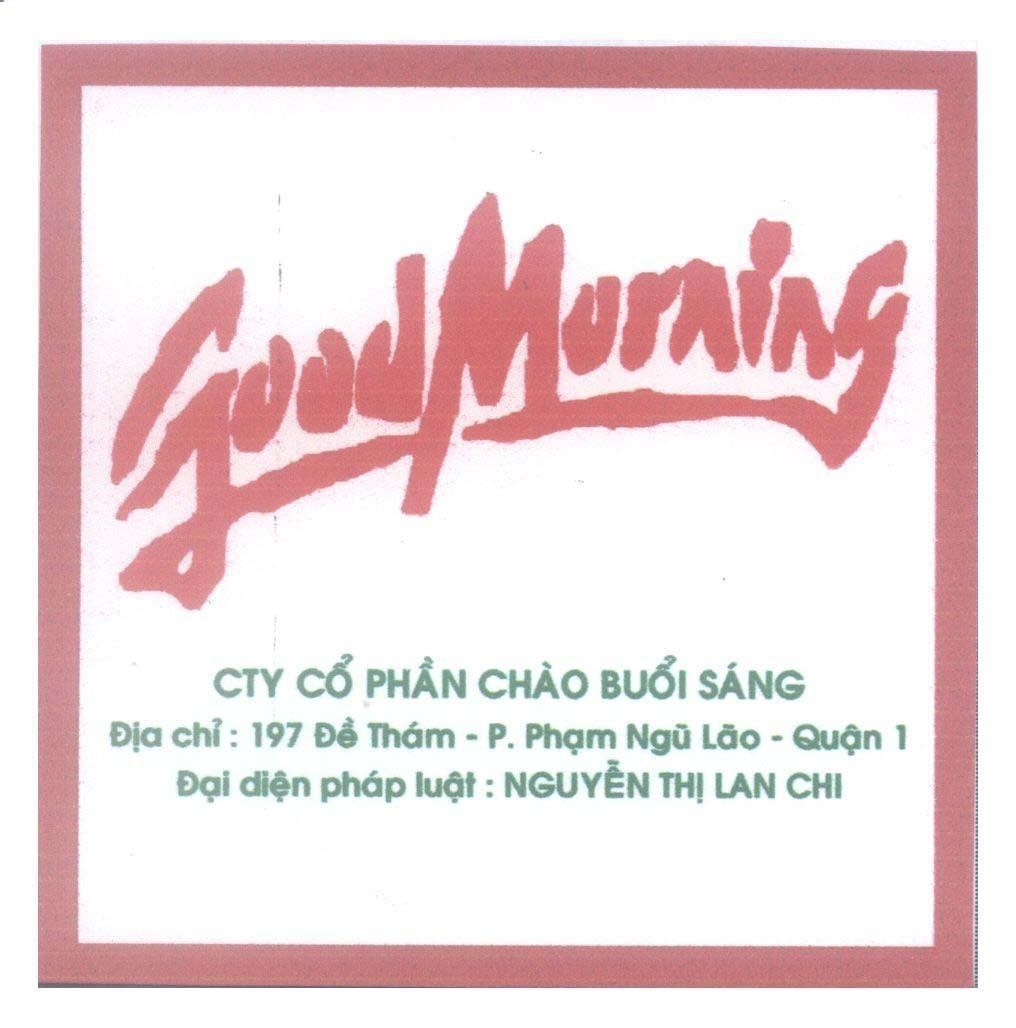 Mẫu nhãn hiệu Goodmorning, NGUYEN THI LAN CHI
