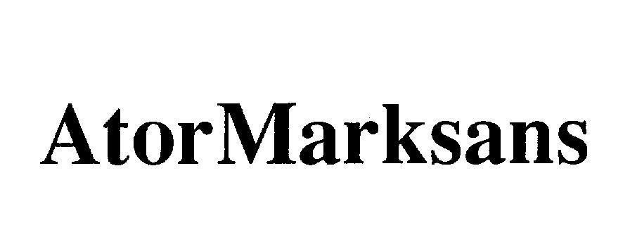 Mẫu nhãn hiệu AtorMarksans