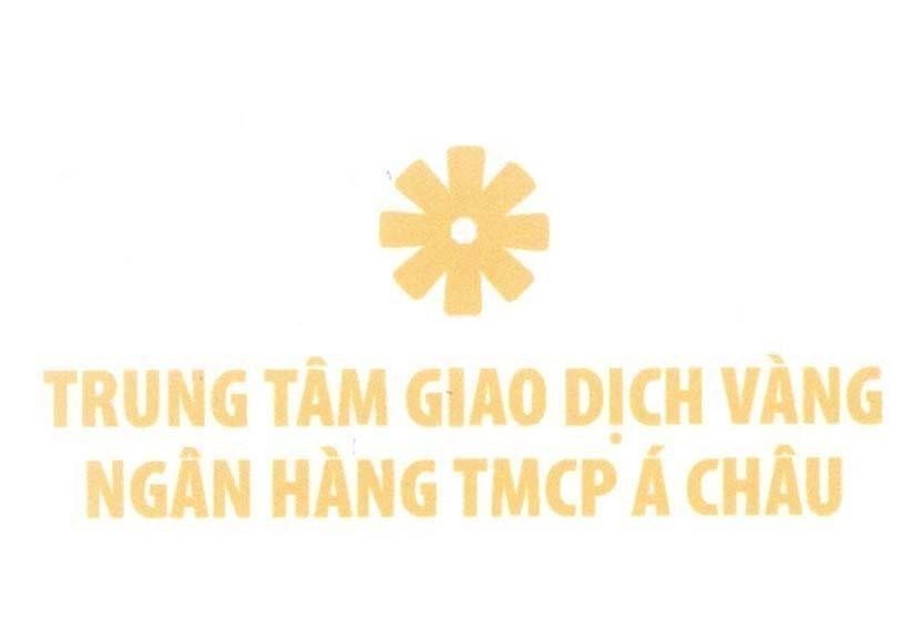 Mẫu nhãn hiệu Trung Tâm Giao Dịch Vàng Ngân Hàng TMCP á Châu