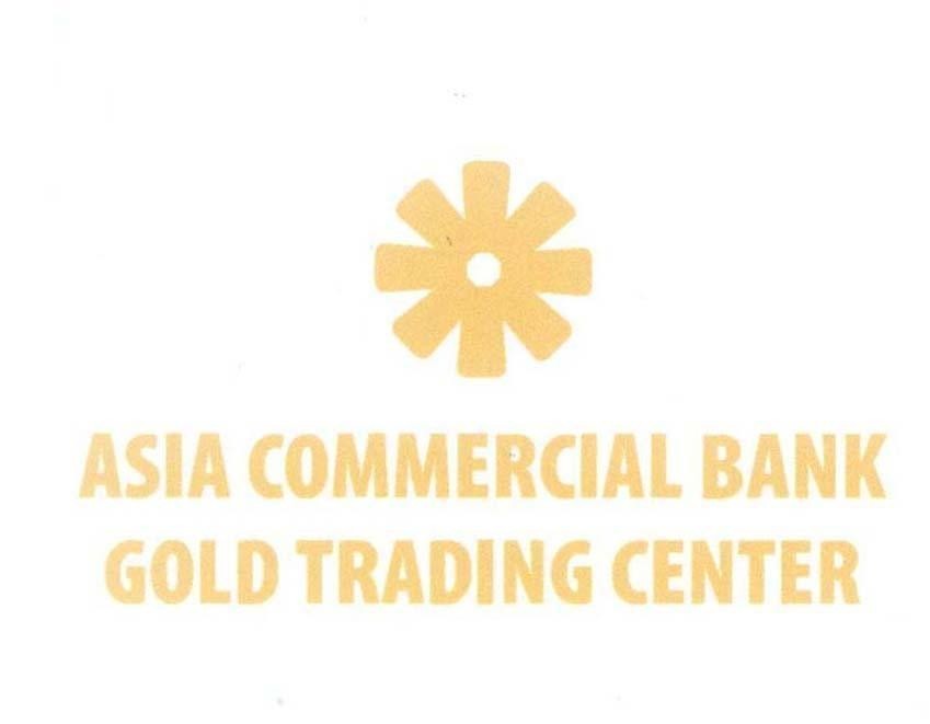 Mẫu nhãn hiệu ASIA COMMERCIAL BANK GOLD TRADING CENTER