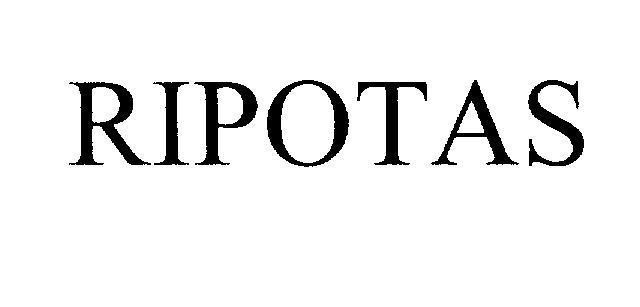 Mẫu nhãn hiệu RIPOTAS