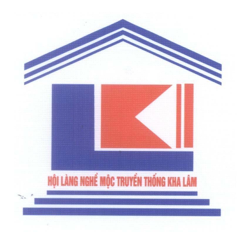 Mẫu nhãn hiệu Hội Làng Nghề Mộc Truyền Thống Kha Lâm KL K L
