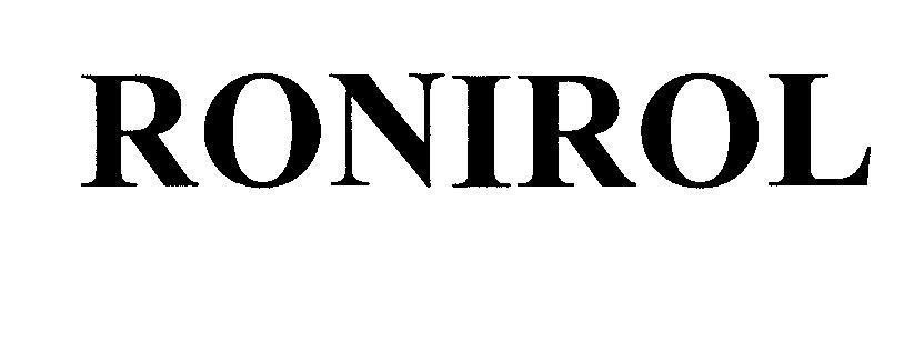 Mẫu nhãn hiệu RONIROL