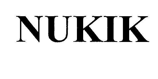 Mẫu nhãn hiệu NUKIK
