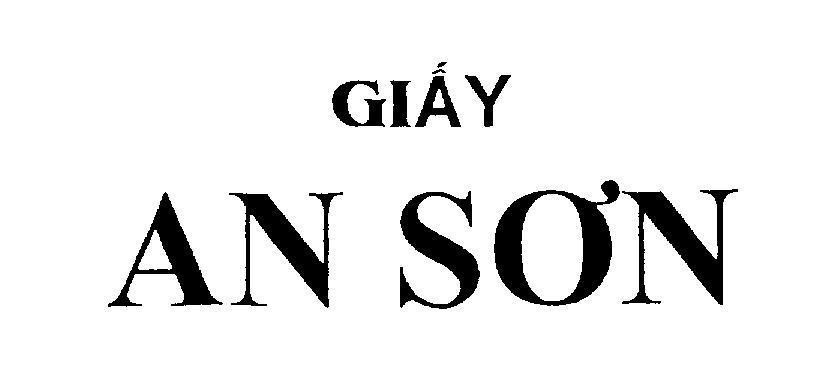 Mẫu nhãn hiệu An Sơn Giấy
