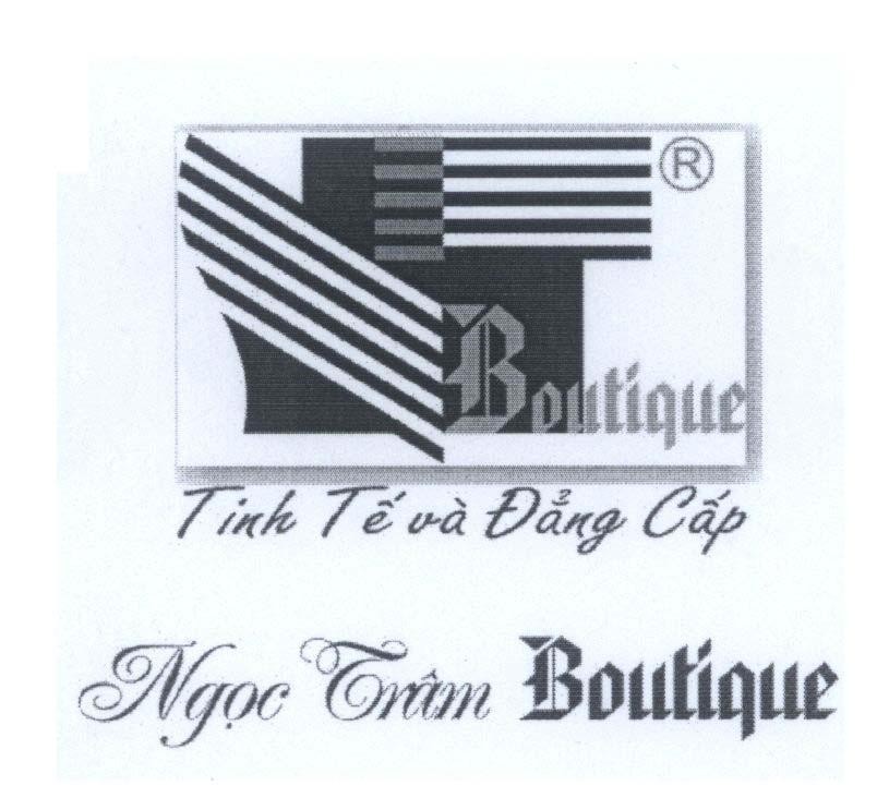 Mẫu nhãn hiệu Ngọc Trâm Boutique NT Boutique N T Tinh Tế và Đẳng Cấp