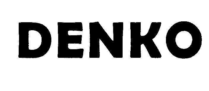 Mẫu nhãn hiệu DENKO