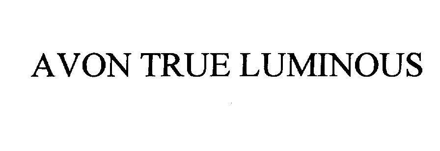 Mẫu nhãn hiệu AVON TRUE LUMINOUS