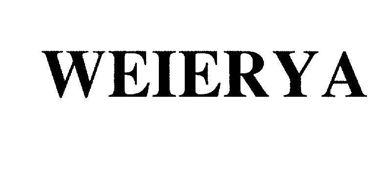 Mẫu nhãn hiệu WEIERYA