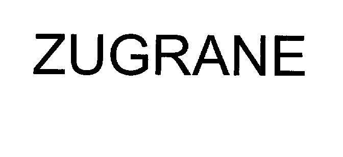 Mẫu nhãn hiệu ZUGRANE