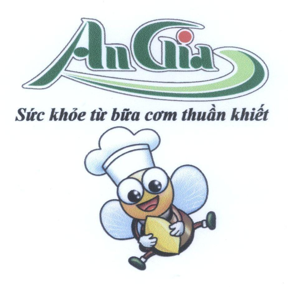 Mẫu nhãn hiệu An Gia Sức khoẻ từ bữa cơm thuần khiết