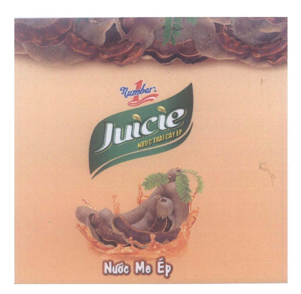 Mẫu nhãn hiệu Juicie Number 1 Nước Trái Cây ép Nước Me ép