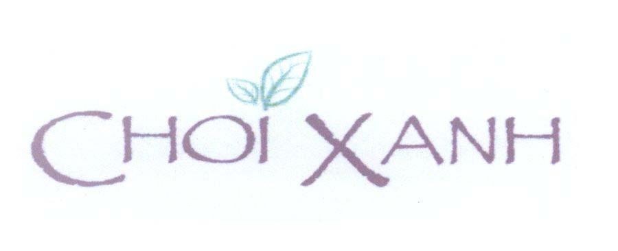 Mẫu nhãn hiệu CHOI XANH