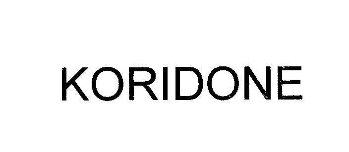 Mẫu nhãn hiệu KORIDONE