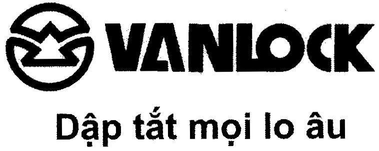 Mẫu nhãn hiệu VANLOCK Dập tắt mọi lo âu