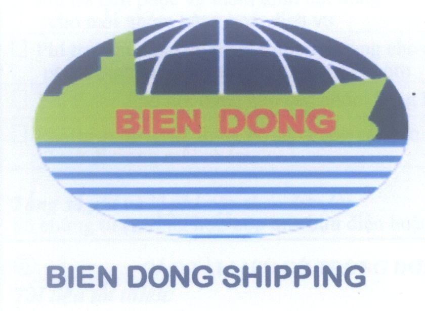 Mẫu nhãn hiệu BIEN DONG SHIPPING BIEN DONG