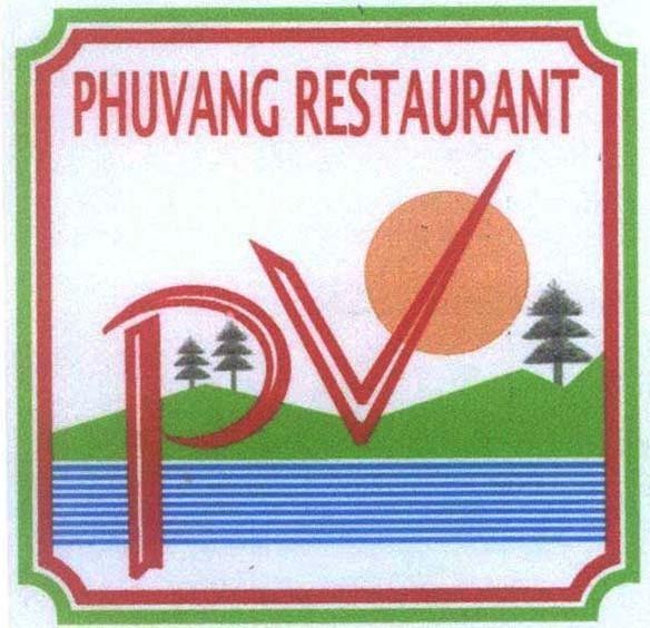 Mẫu nhãn hiệu PHUVANG RESTAURANT PV