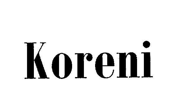 Mẫu nhãn hiệu Koreni