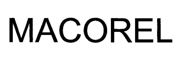 Mẫu nhãn hiệu MACOREL