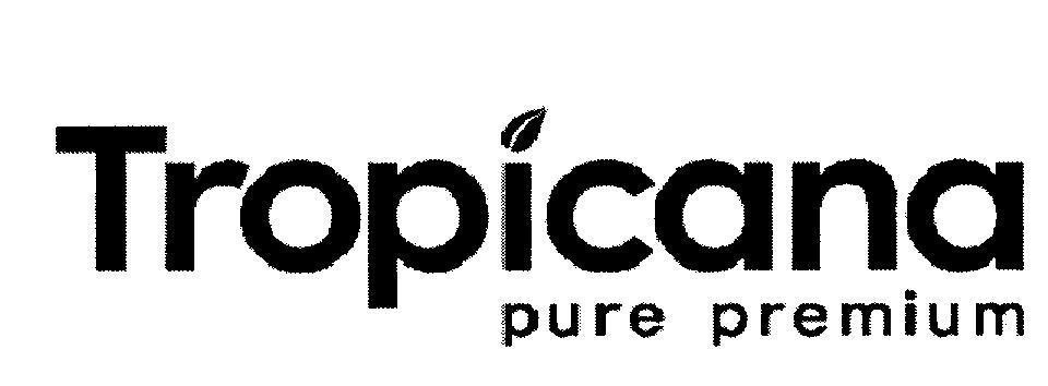 Mẫu nhãn hiệu Tropicana pure premium