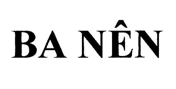 Mẫu nhãn hiệu Ba Nên
