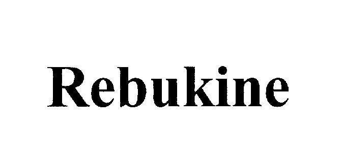 Mẫu nhãn hiệu Rebukine