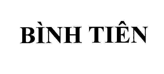 Mẫu nhãn hiệu Bình Tiên