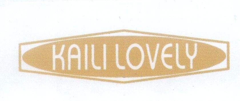Mẫu nhãn hiệu KAILI LOVELY