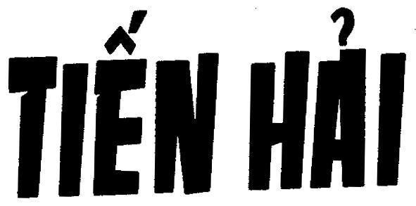Mẫu nhãn hiệu Tiến Hải