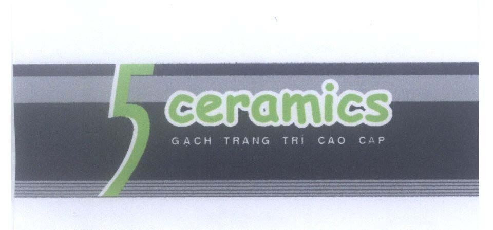Mẫu nhãn hiệu 5 ceramics Gạch Trang Trí Cao Cấp