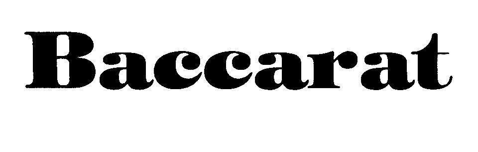 Mẫu nhãn hiệu Baccarat