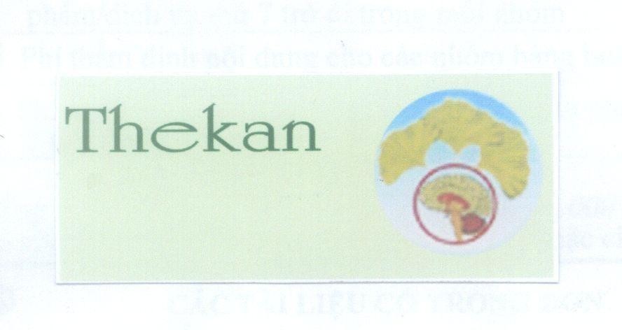 Mẫu nhãn hiệu Thekan