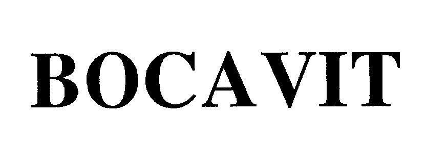Mẫu nhãn hiệu BOCAVIT