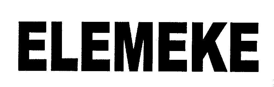 Mẫu nhãn hiệu ELEMEKE