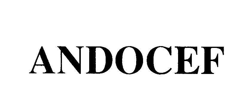 Mẫu nhãn hiệu ANDOCEF