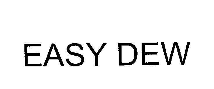 Mẫu nhãn hiệu EASY DEW