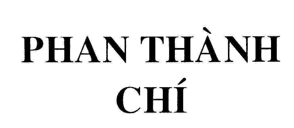 Mẫu nhãn hiệu Phan Thành Chí